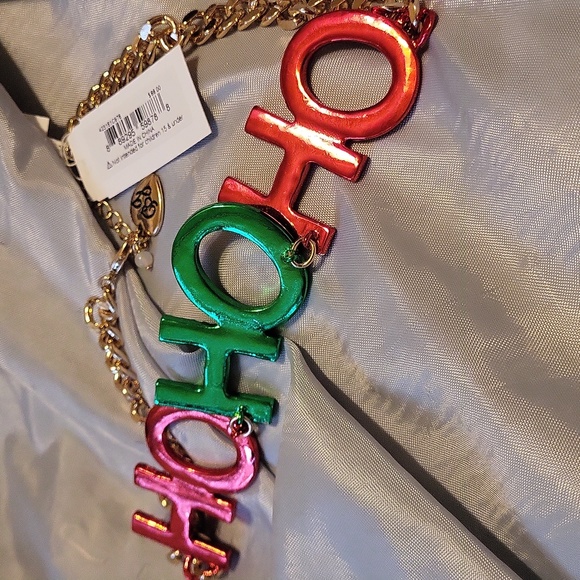 Betsey Johnson ho ho ho necklace BNWT - Picture 4 of 4